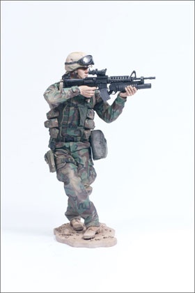 McFarlane's Military Second Tour of Duty Army Paratrooper action figure toy soldier