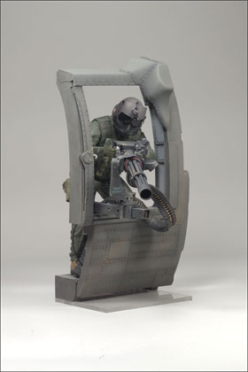McFarlane's Military Series 6 Air Force Helicopter Gunner action figure toy